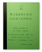 Widening Horizons - Studies Widening Horizons - Studies